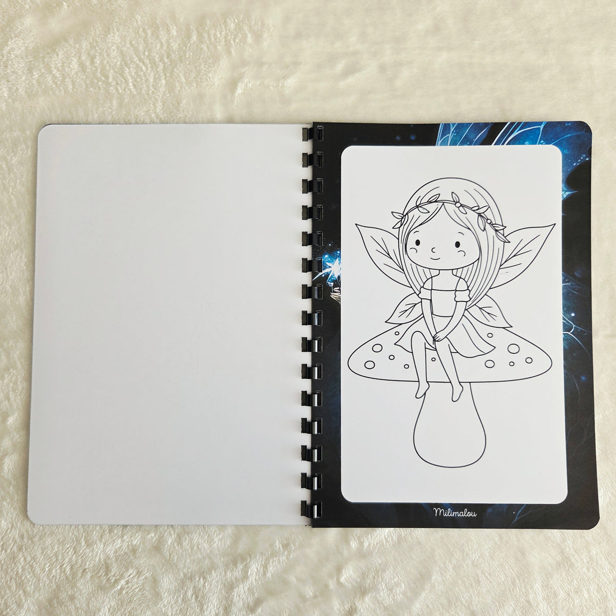 Coloriage A5 Fée