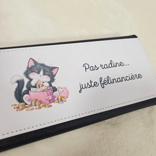 Portefeuille Noir Chat