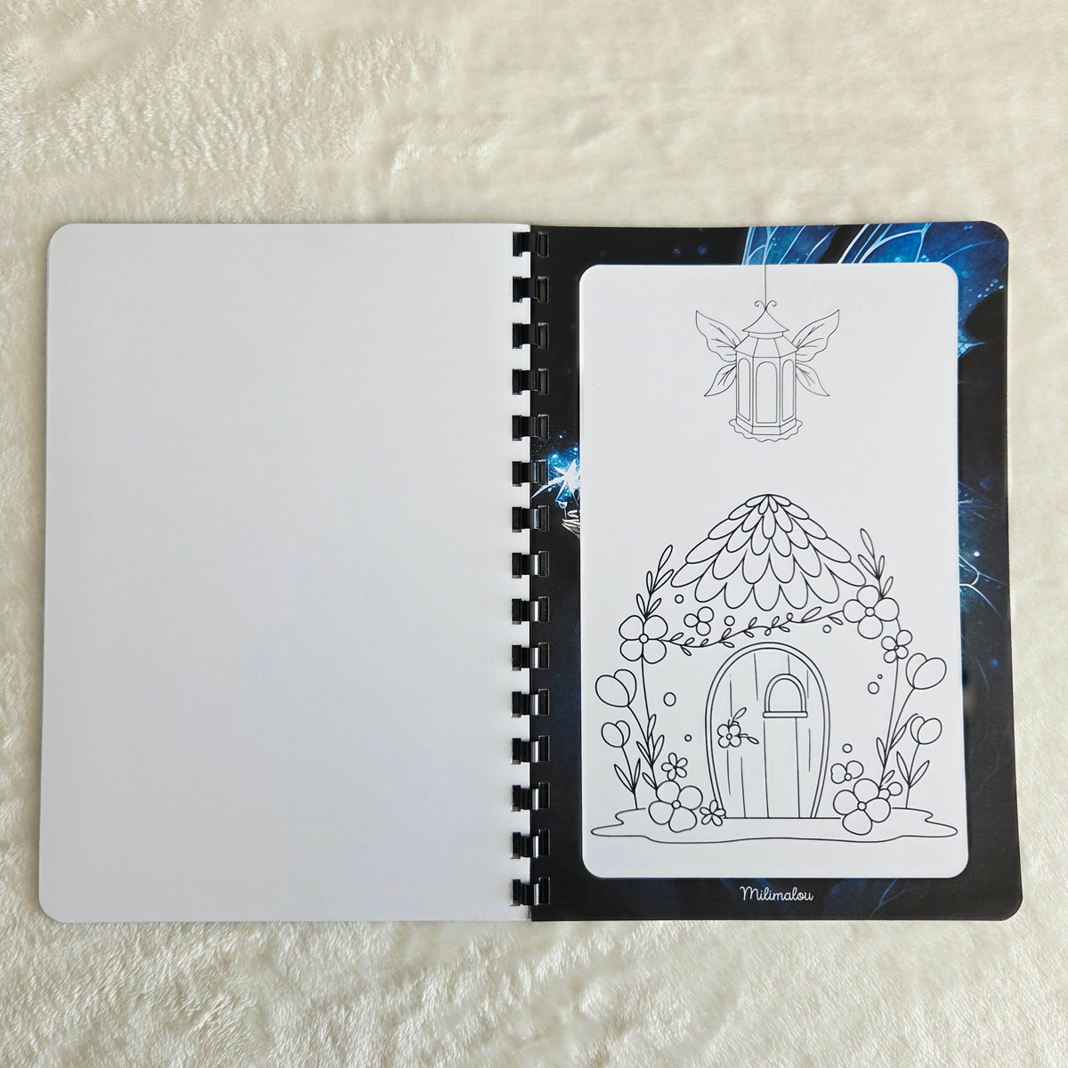 Coloriage A5 Fée
