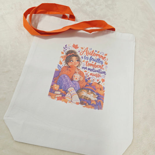 Tote Bag Orange Automne