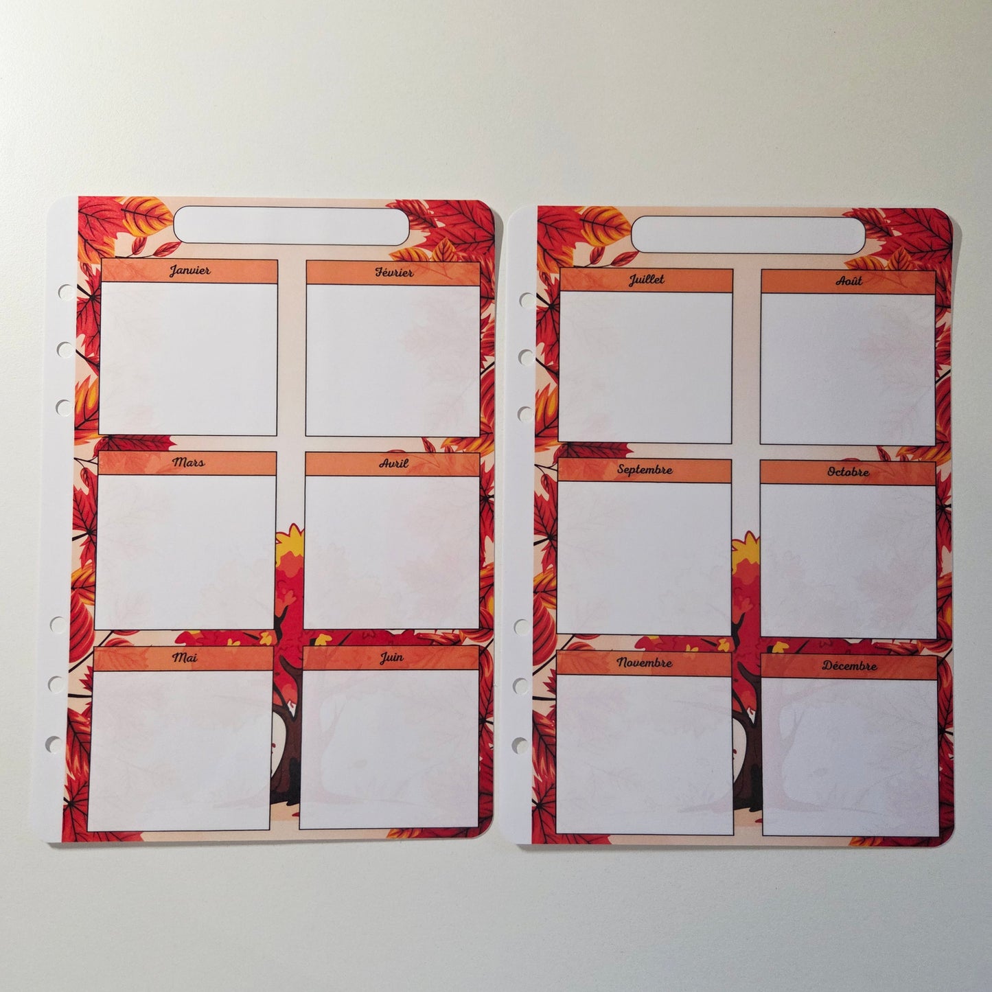 Calendrier Annuel A5