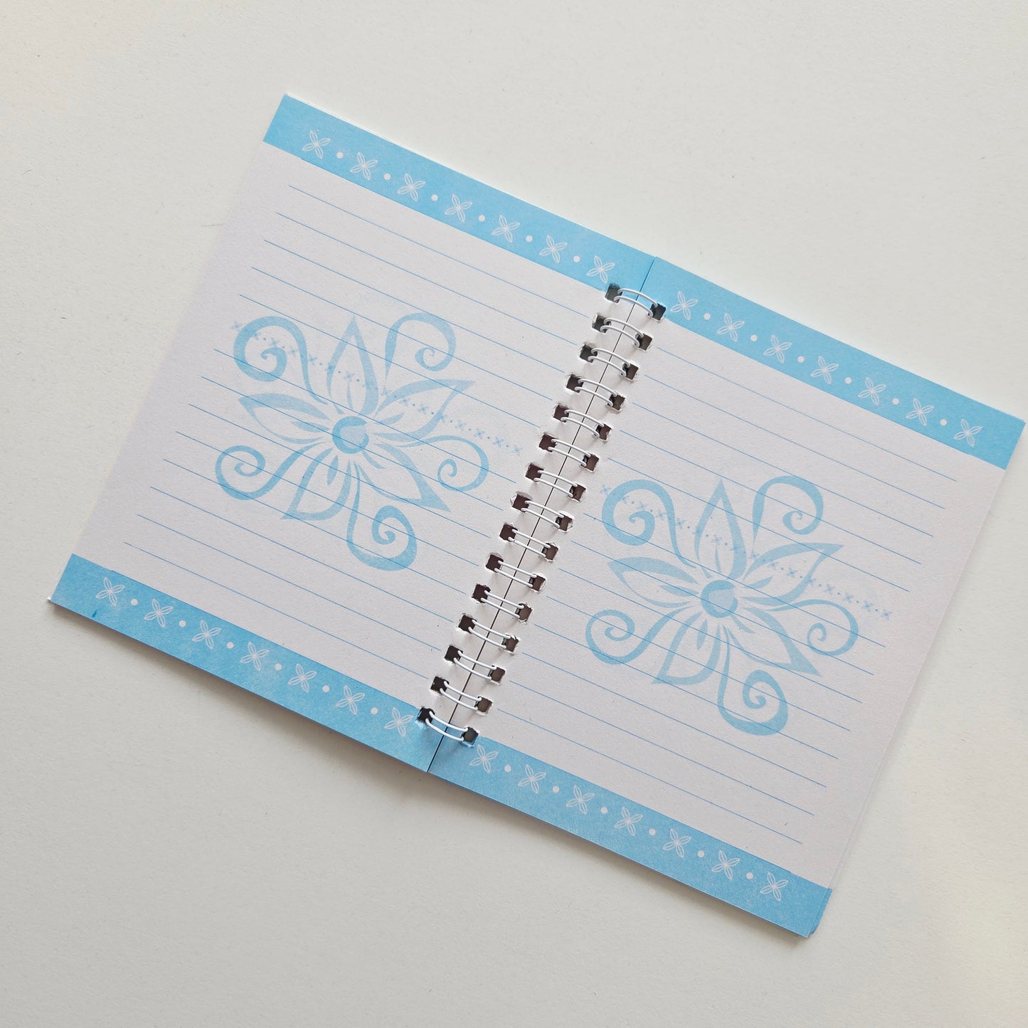 Carnet Spirale Fille Vert Rose