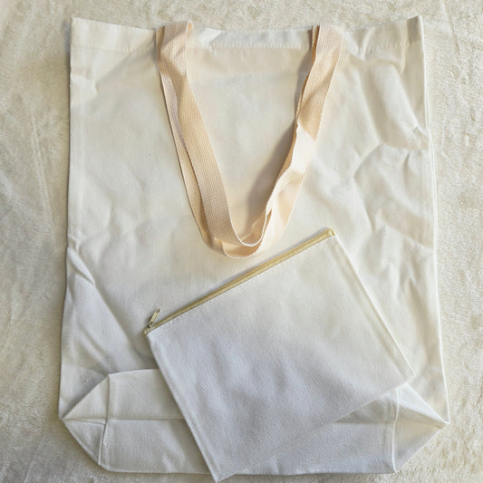Tote Bag ou Pochette Beige