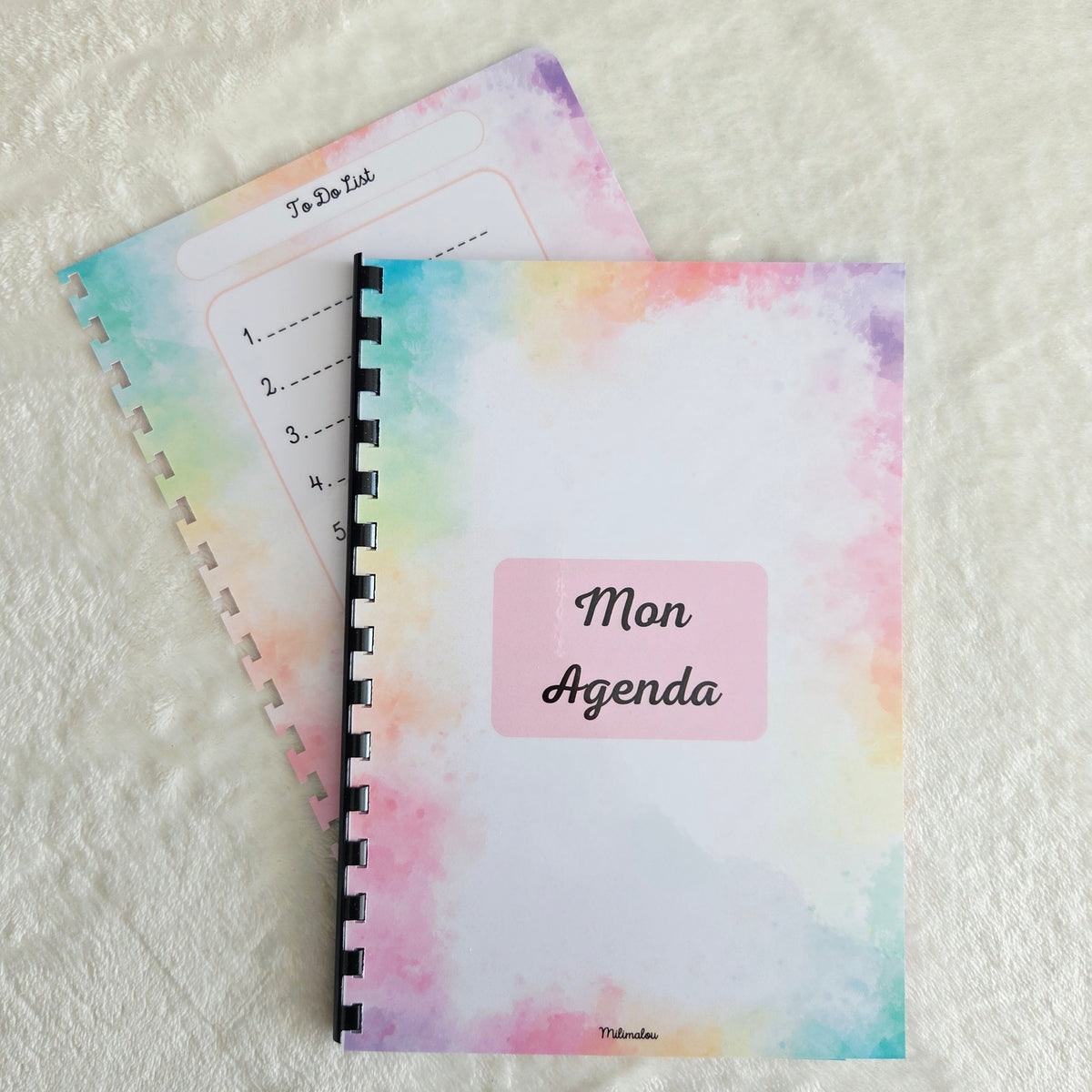 Agenda A5 Arc en Ciel