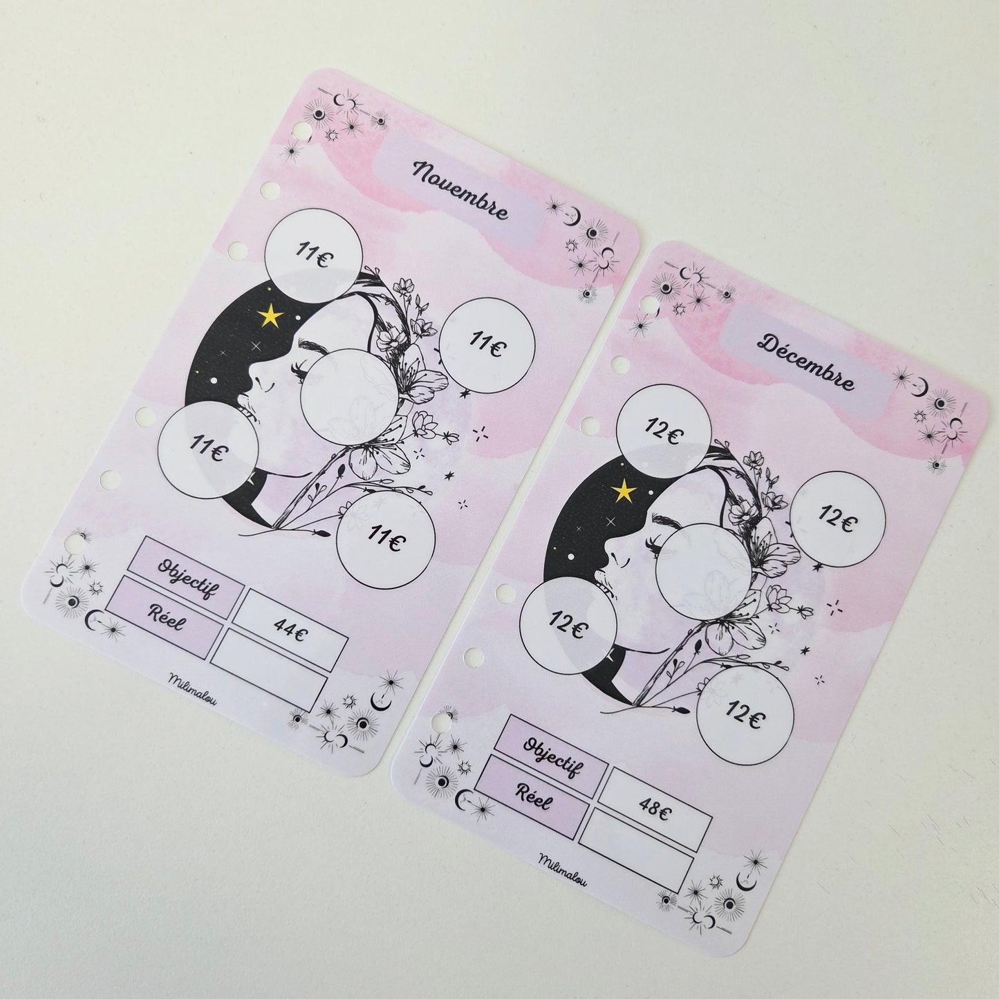 Défi Annuel A6 Lune Rose