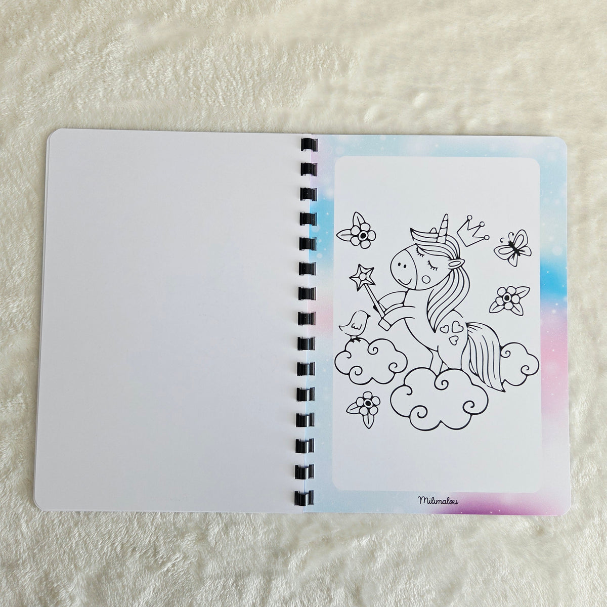 Coloriage A5 Licorne