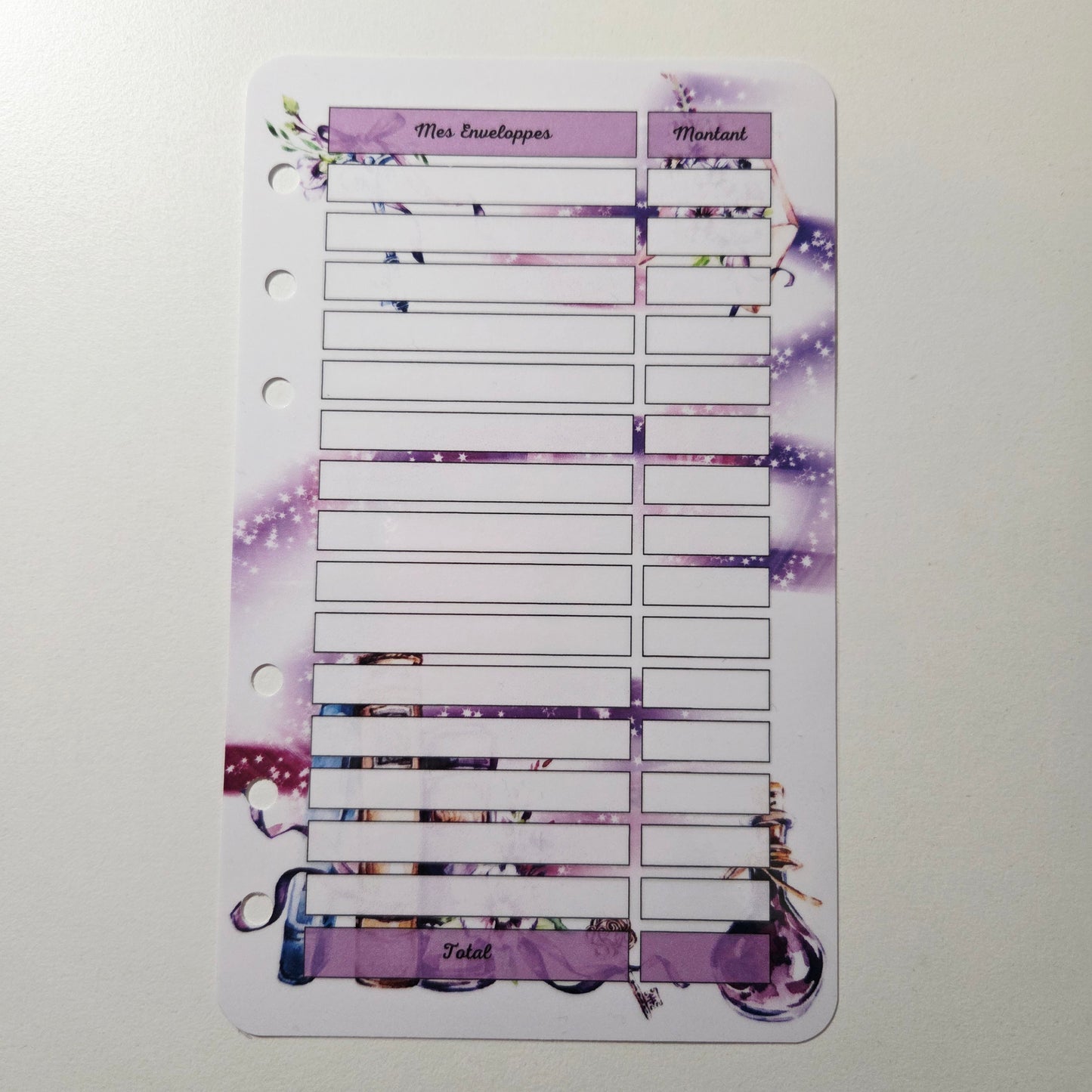 Fiches A5 Mes Enveloppes