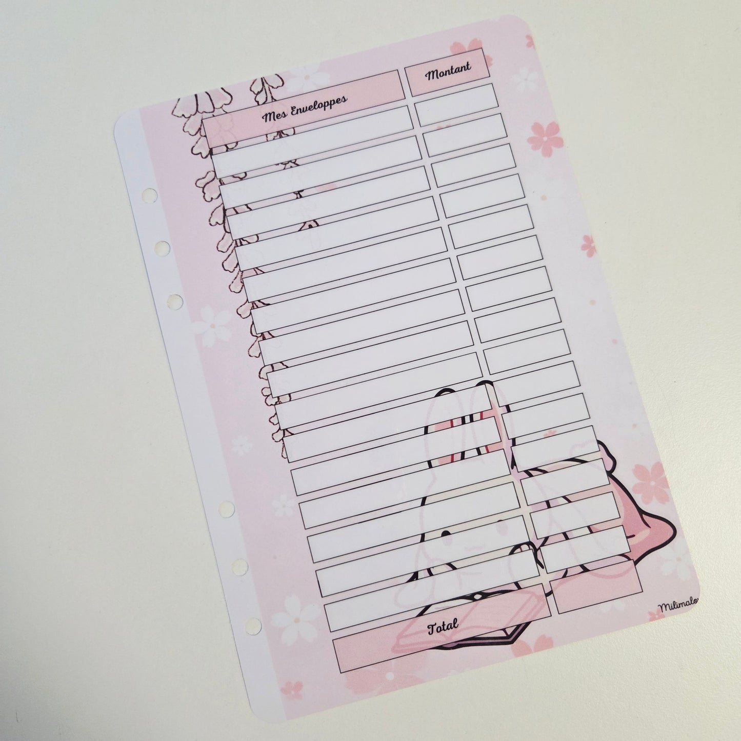 Fiches A5 Mes Enveloppes