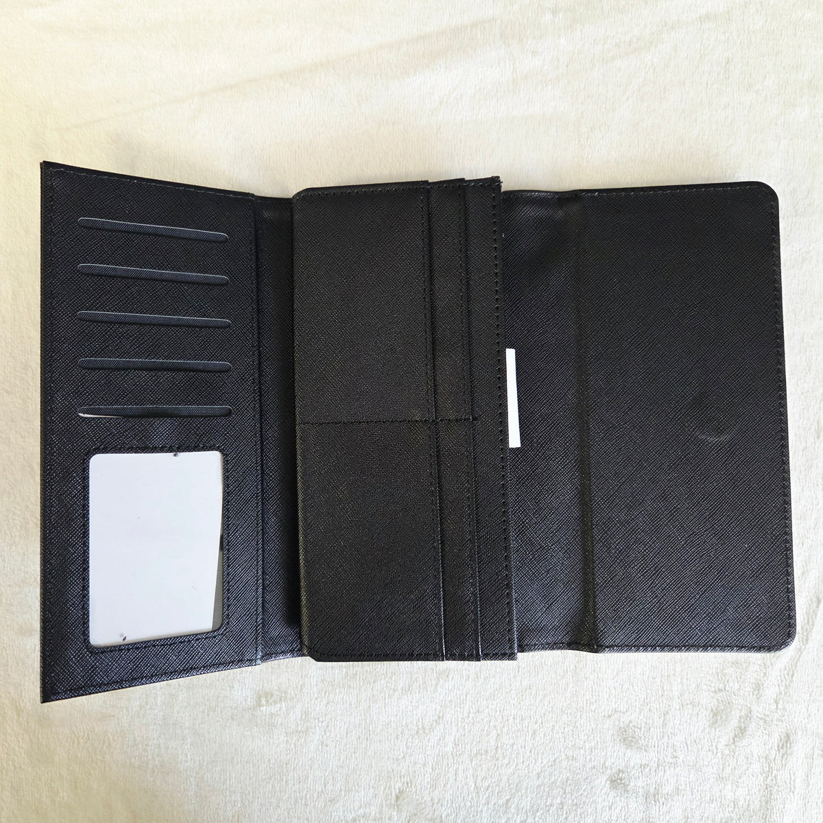 Portefeuille Simili Cuir Noir