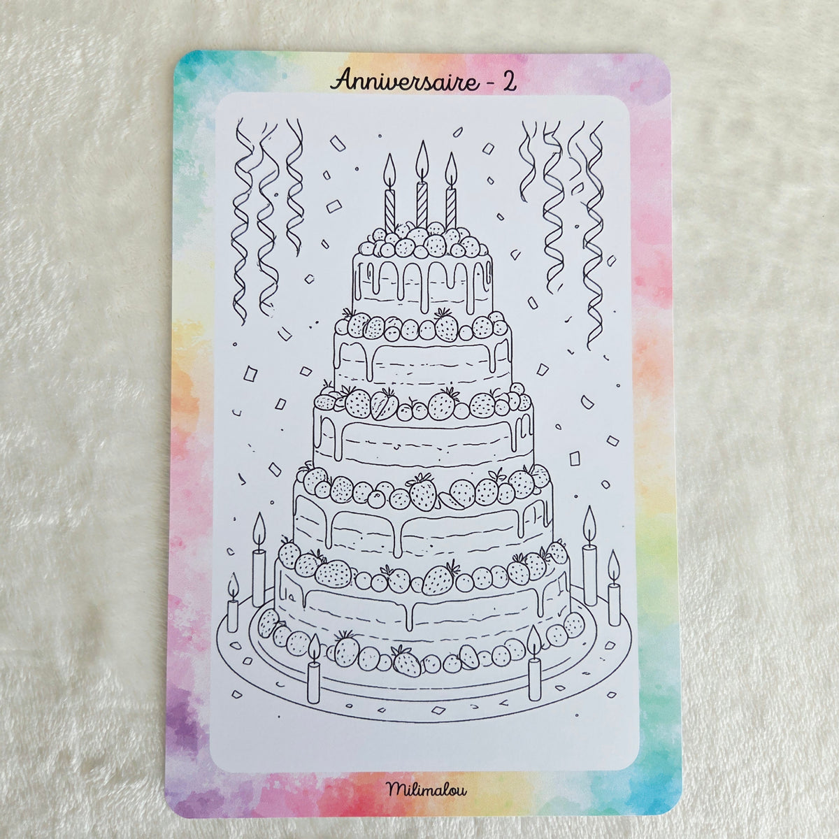 Colo Anniversaire A5 (Lot de 10)
