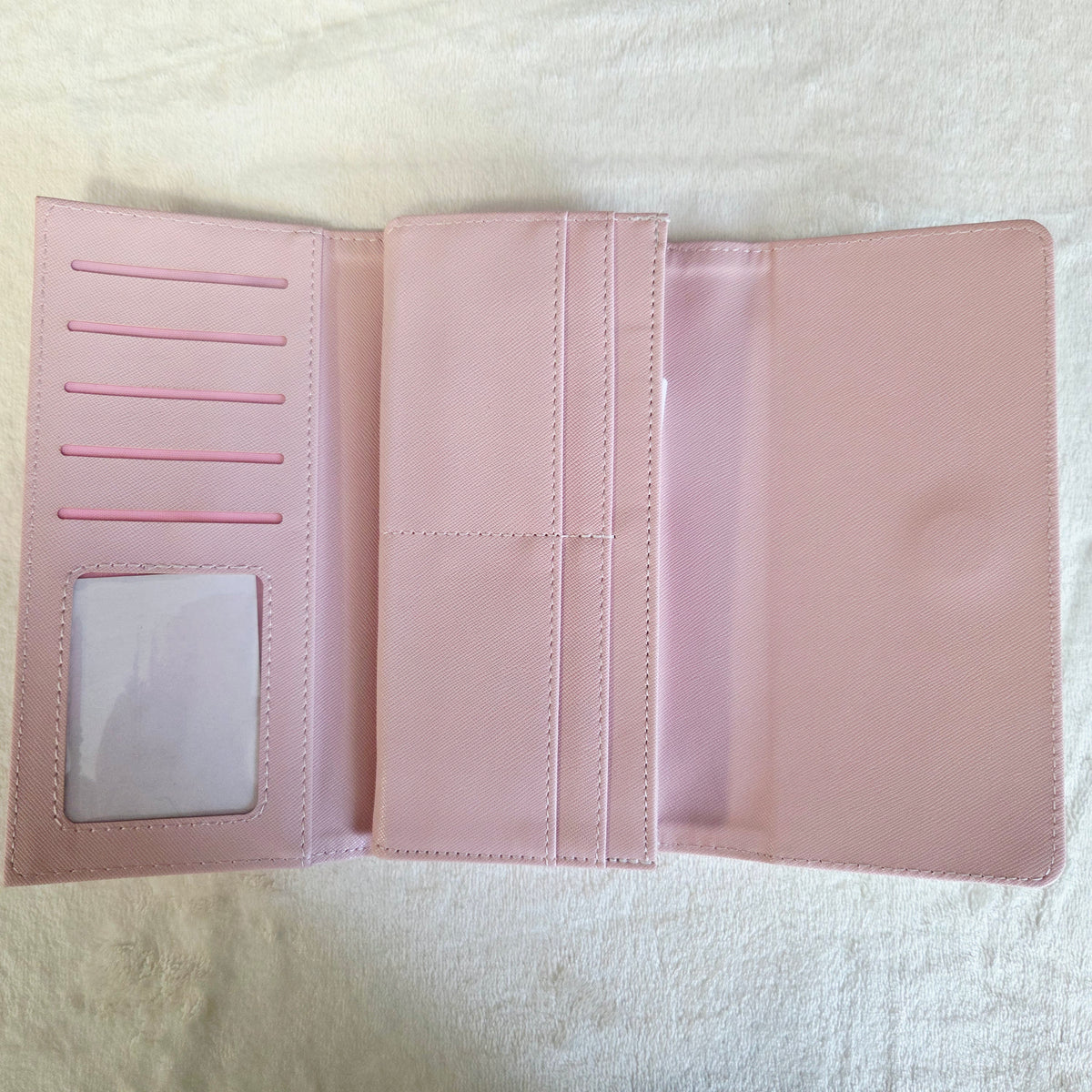 Portefeuille Simili Cuir Rose