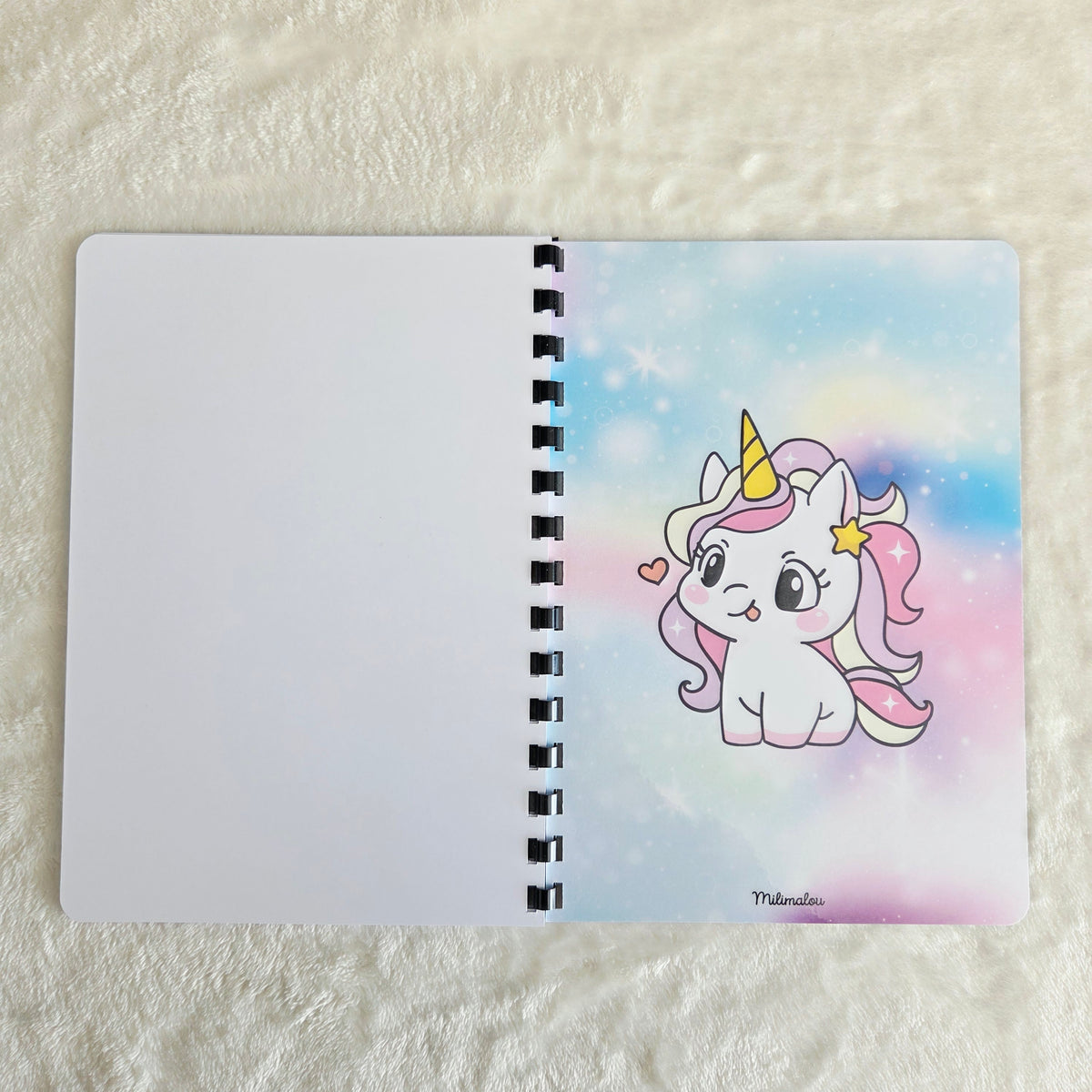 Coloriage A5 Licorne