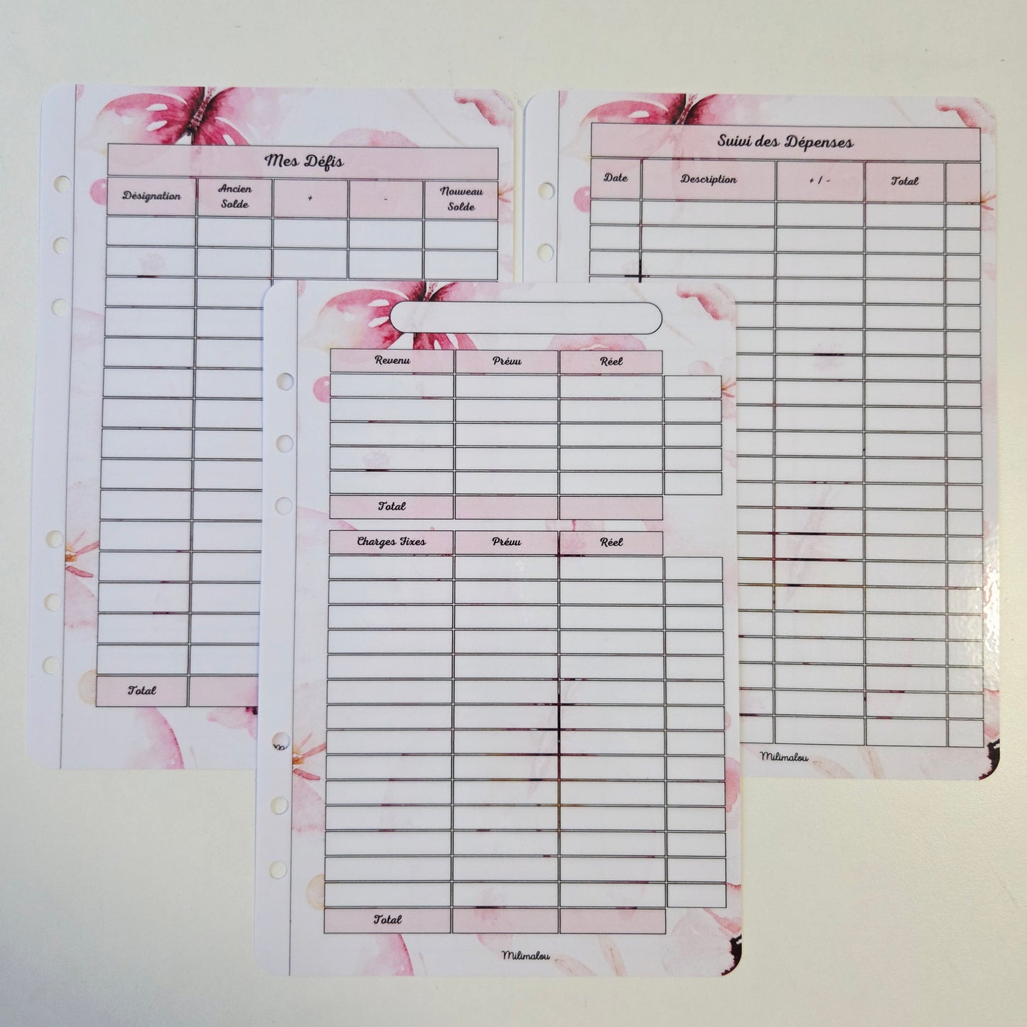 Budget A5 Plastifié Papillons
