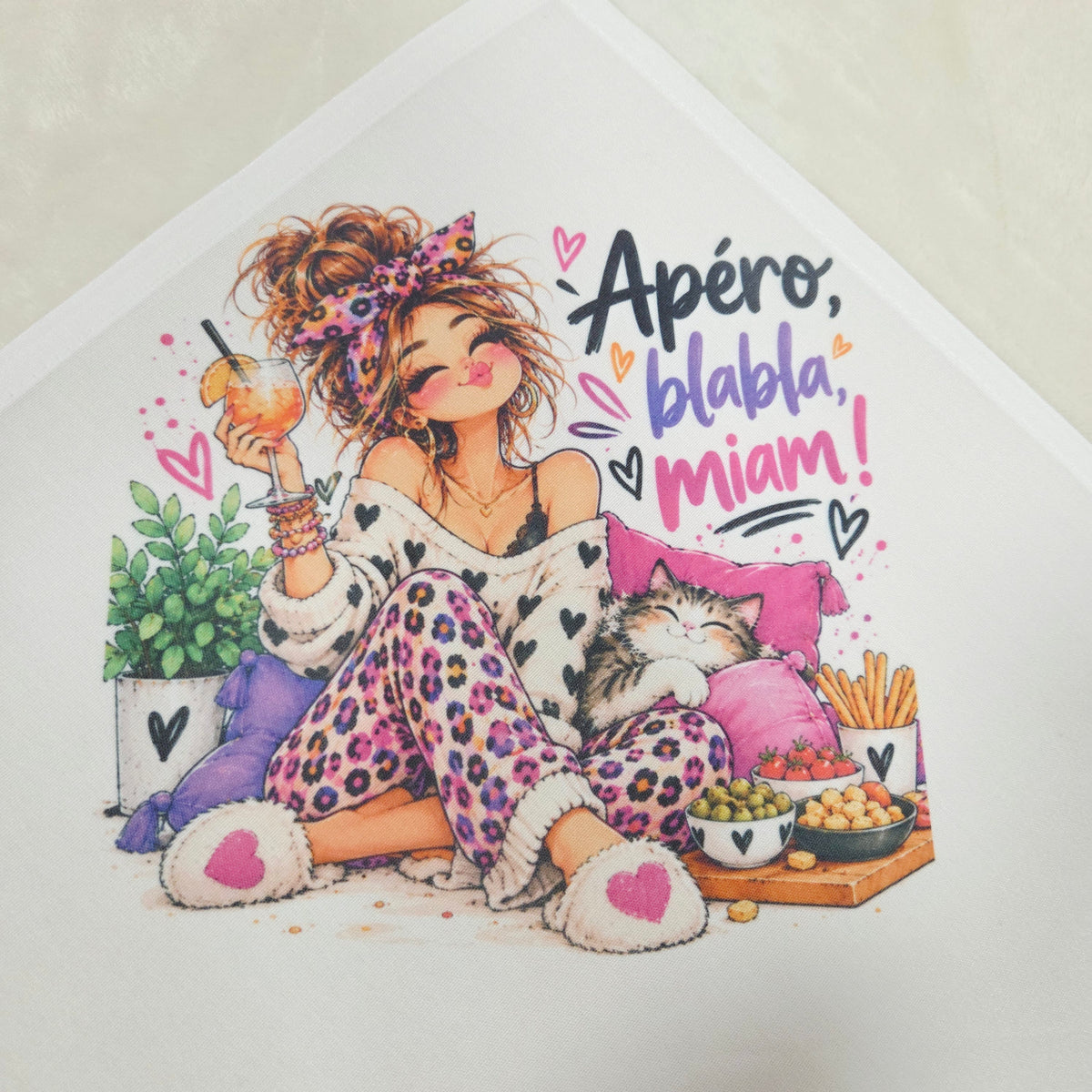 Serviette de Table Femme