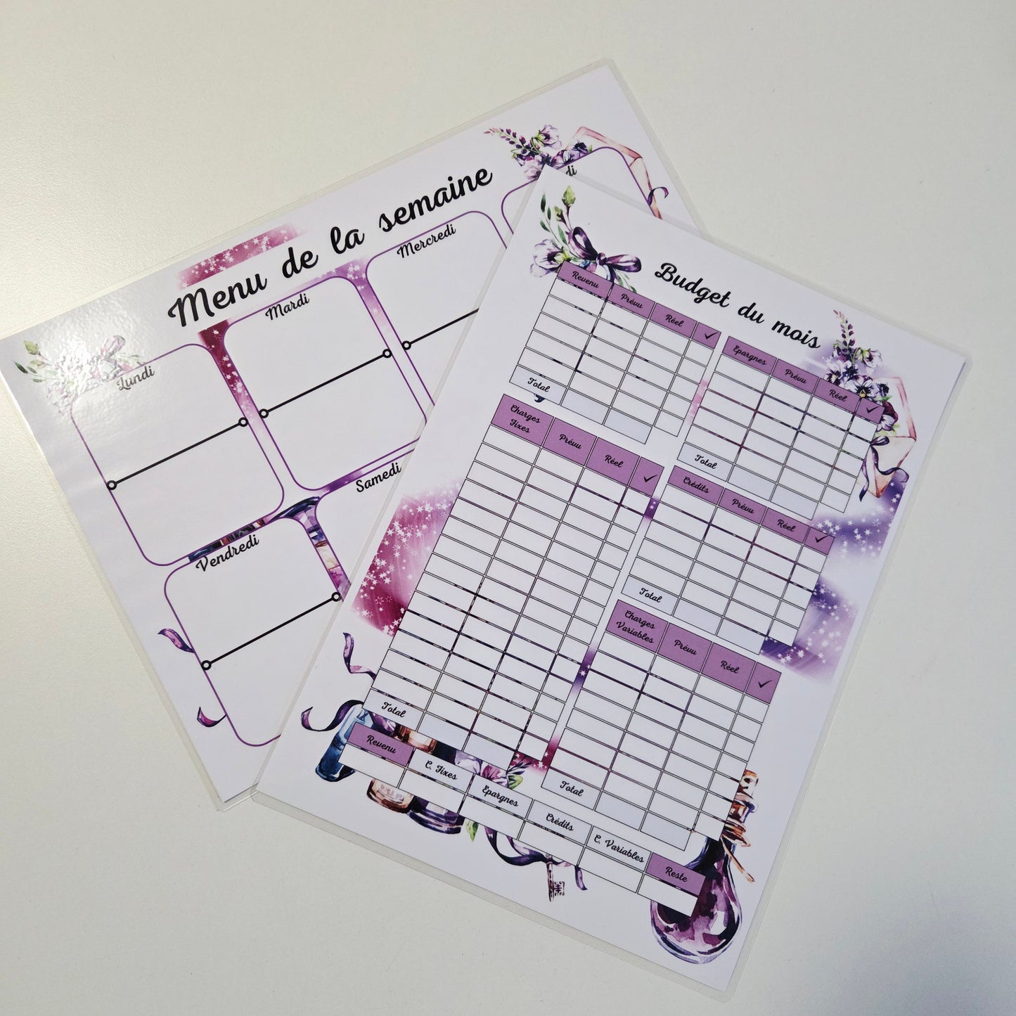 Budget Menu Livre Magique