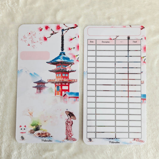 Page de Garde et Suivi A6 Japon