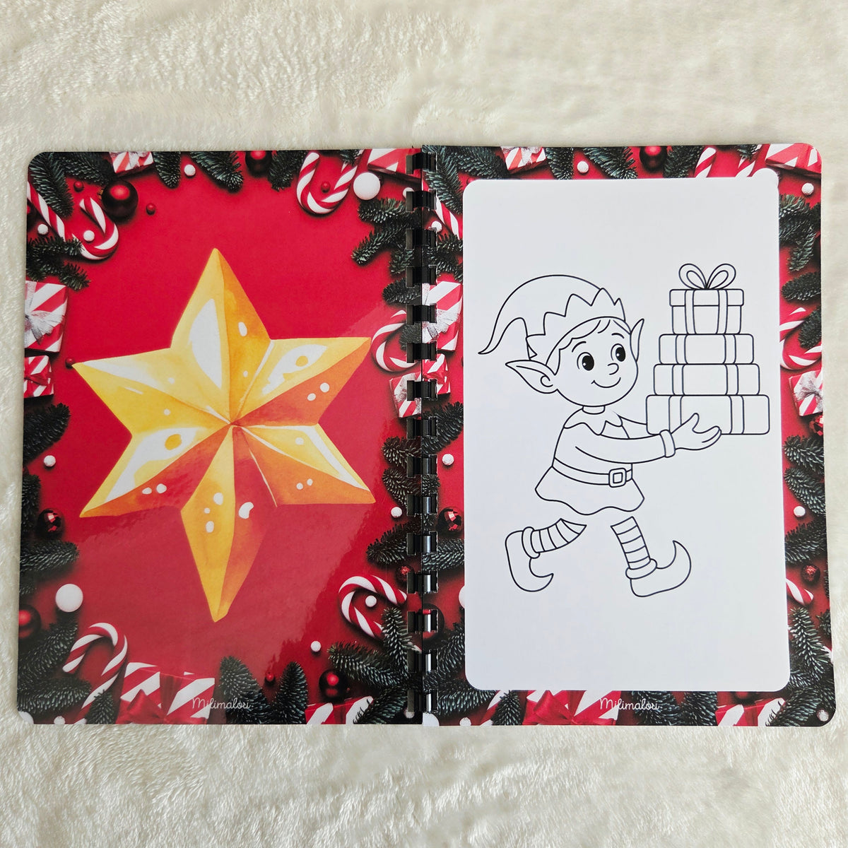 Coloriage A5 Noël