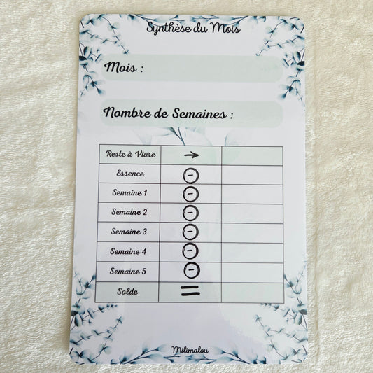 Synthèse du Mois A5 Plante