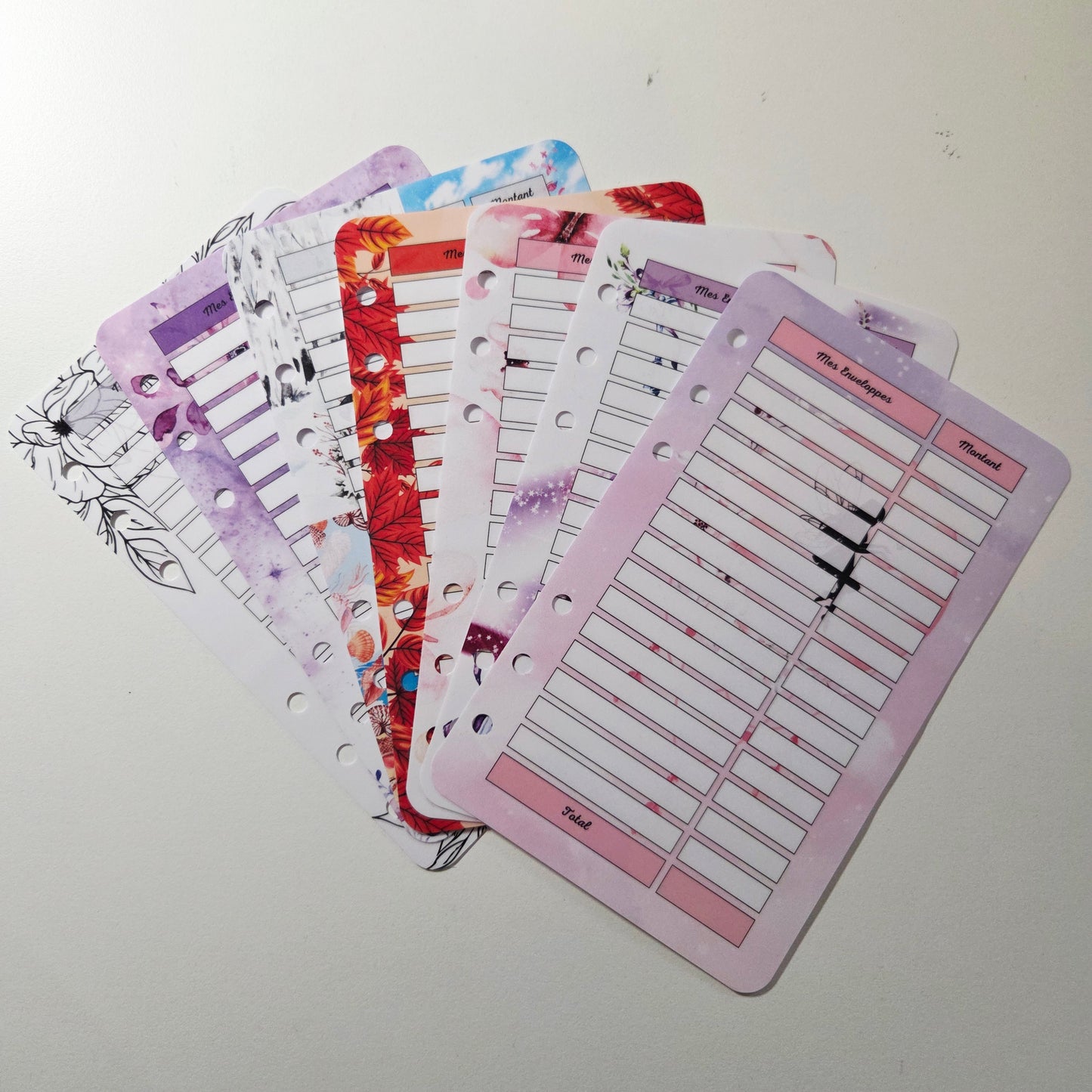 Fiches A5 Mes Enveloppes