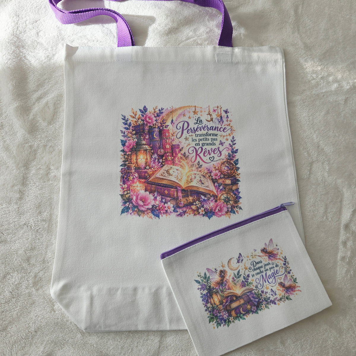 Ensemble Tote Bag et Pochette Persévérance