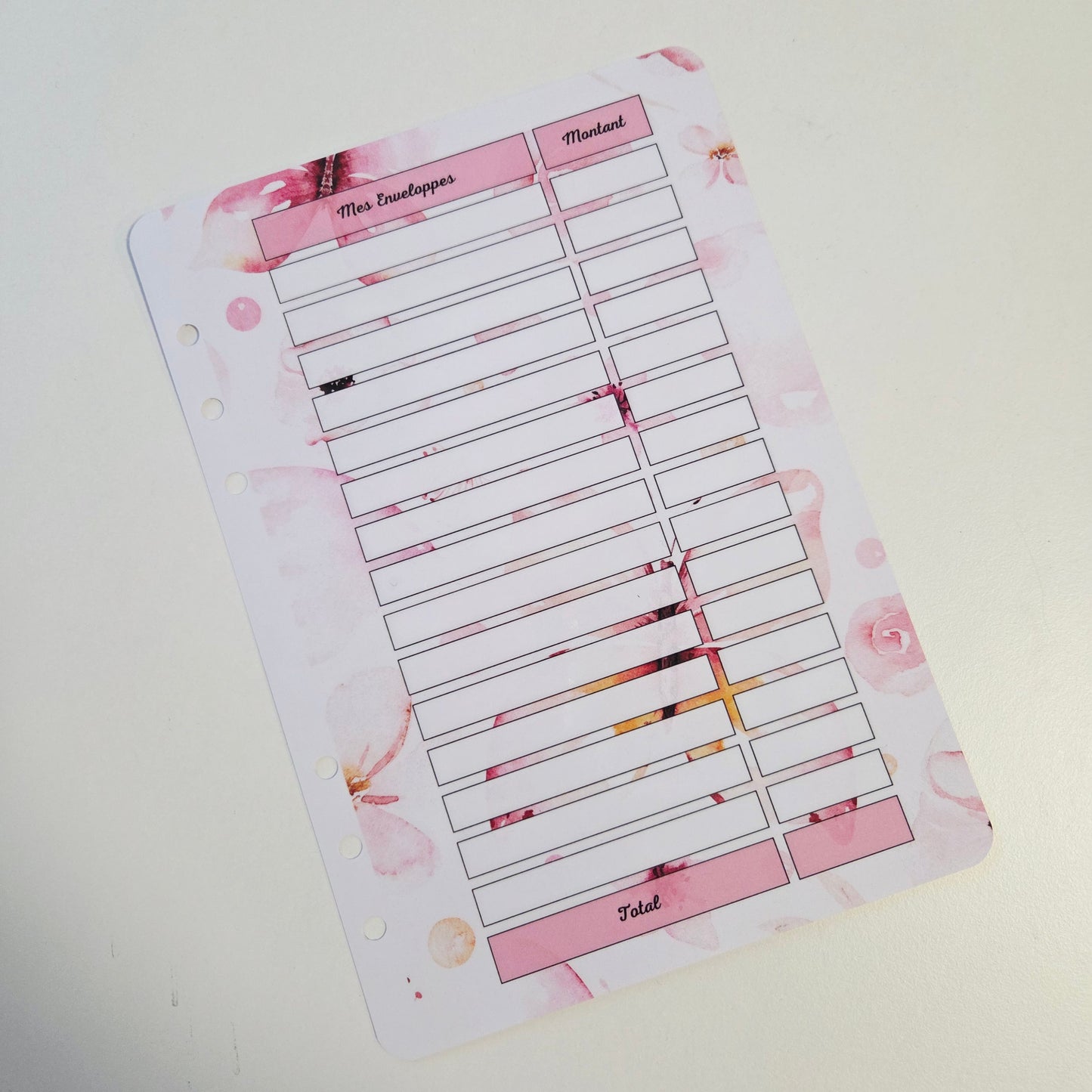 Fiches A5 Mes Enveloppes