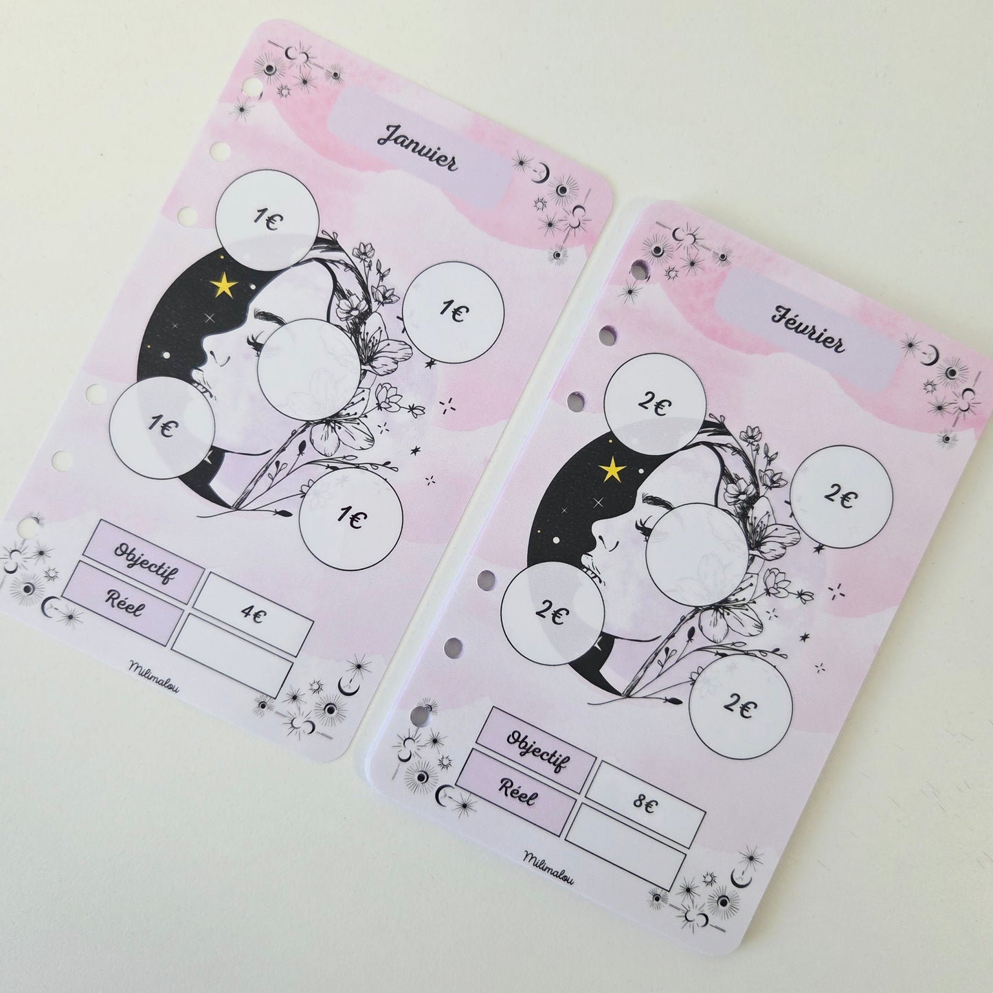 Défi Annuel A6 Lune Rose