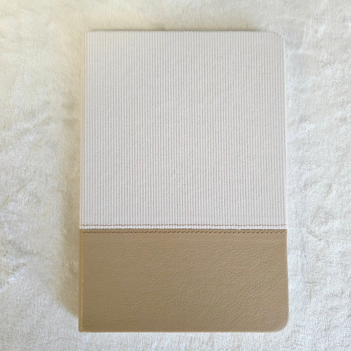 Carnet A5 Velours Beige