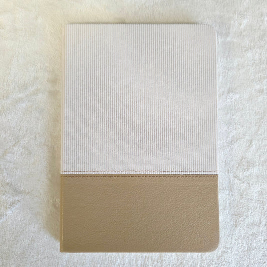 Carnet A5 Velours Beige