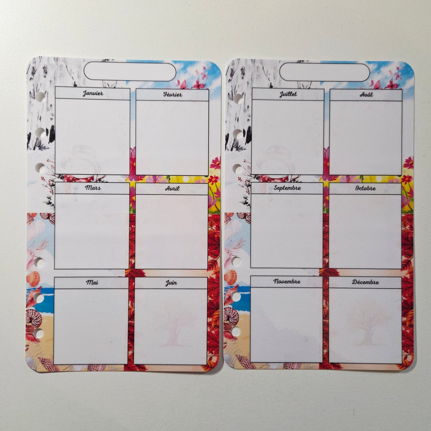 Calendrier Annuel A6