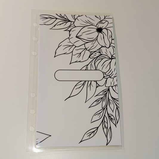 Enveloppes Feuilles Noir