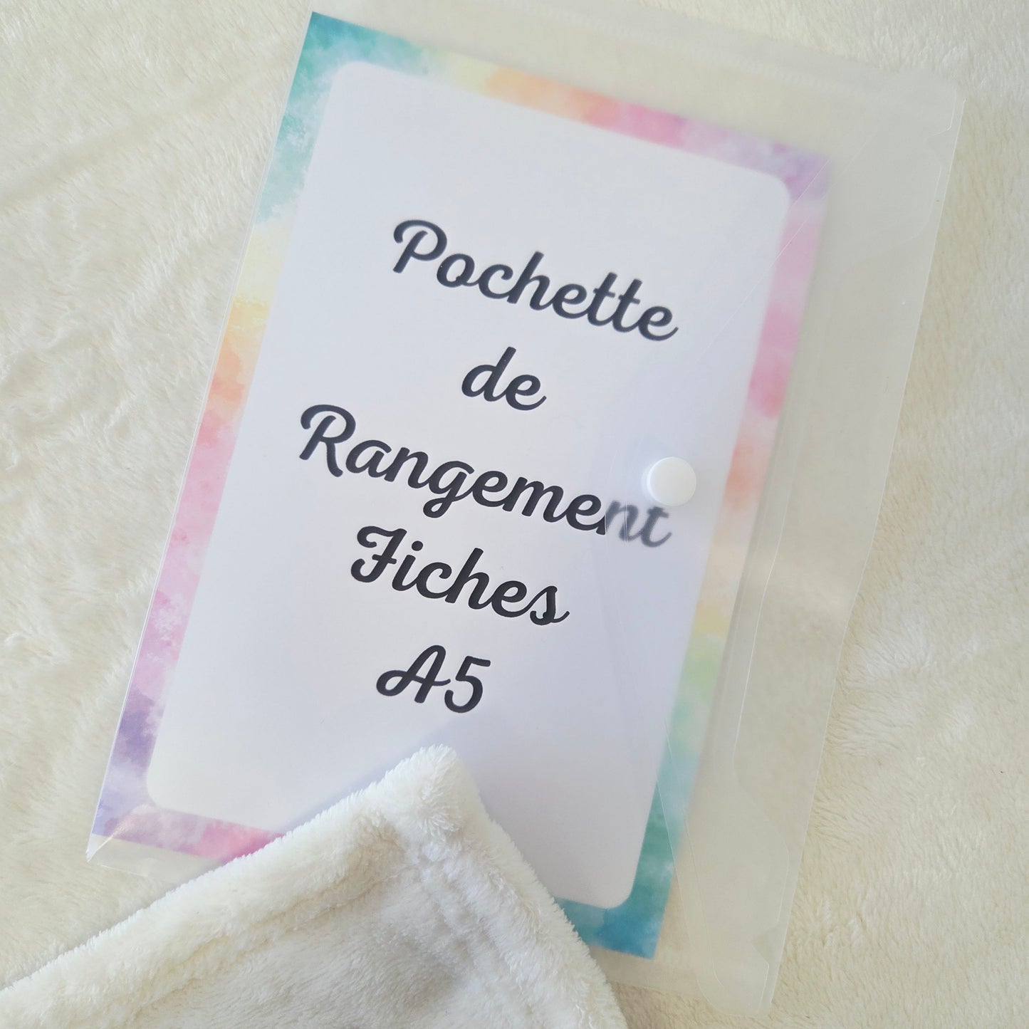 Pochette de Rangement Fiches A5
