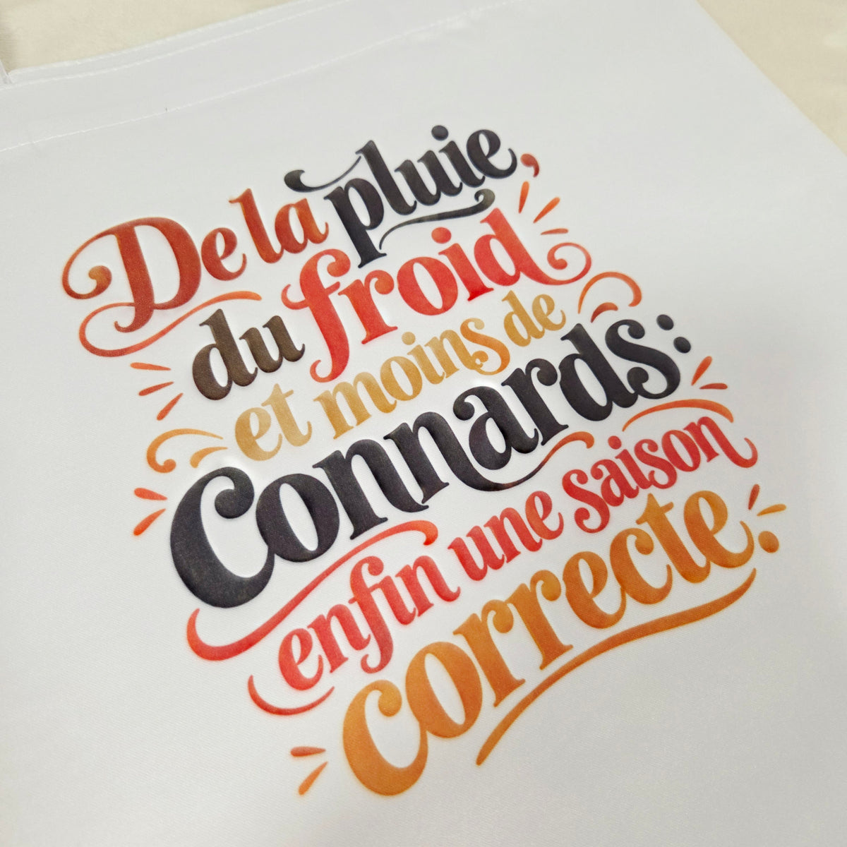 Tote Bag Blanc Citation