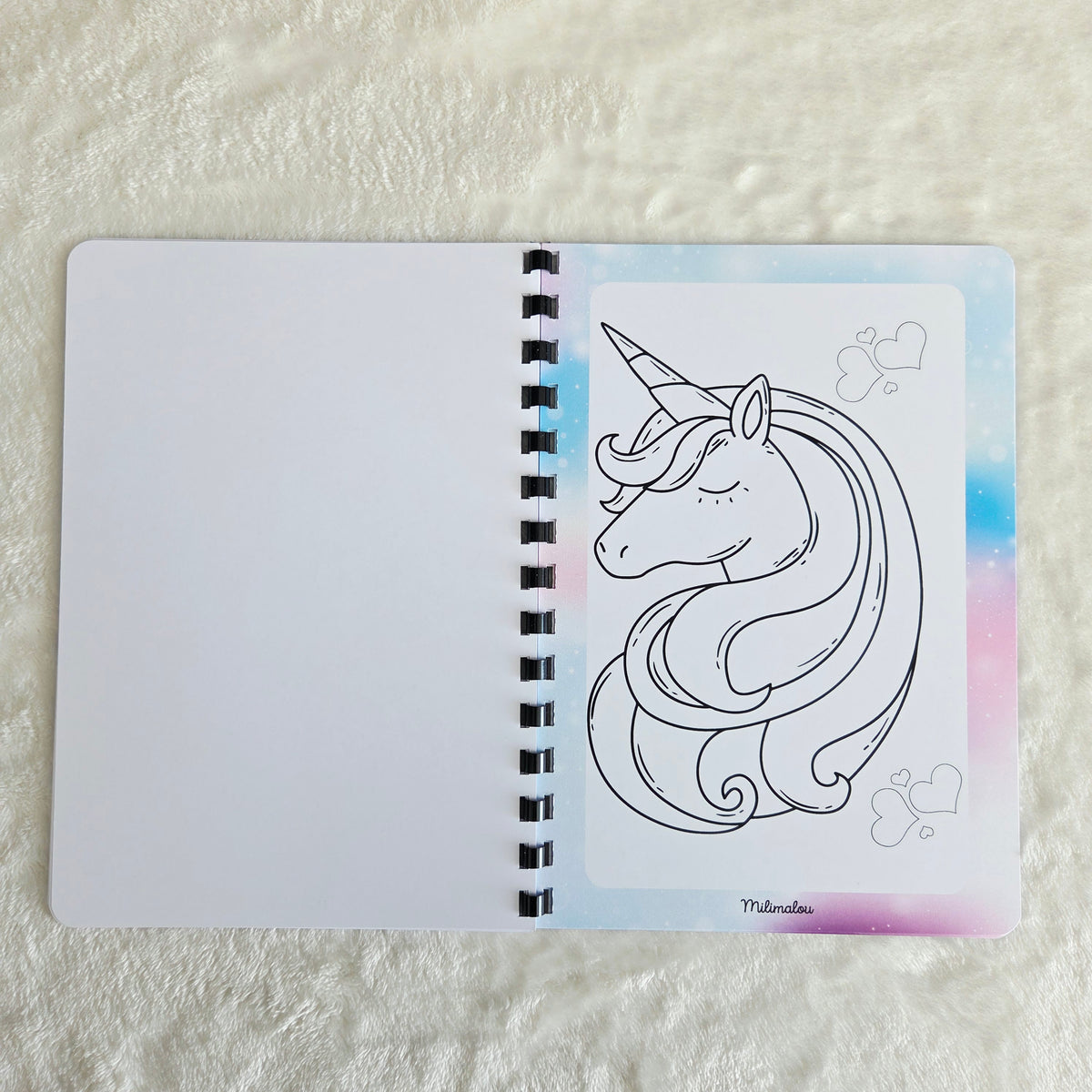 Coloriage A5 Licorne