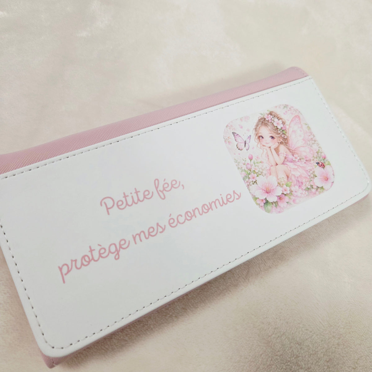 Portefeuille Rose Fée