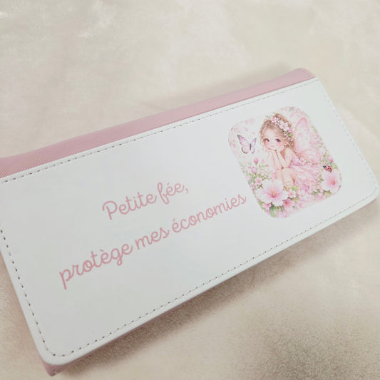 Portefeuille Rose Fée