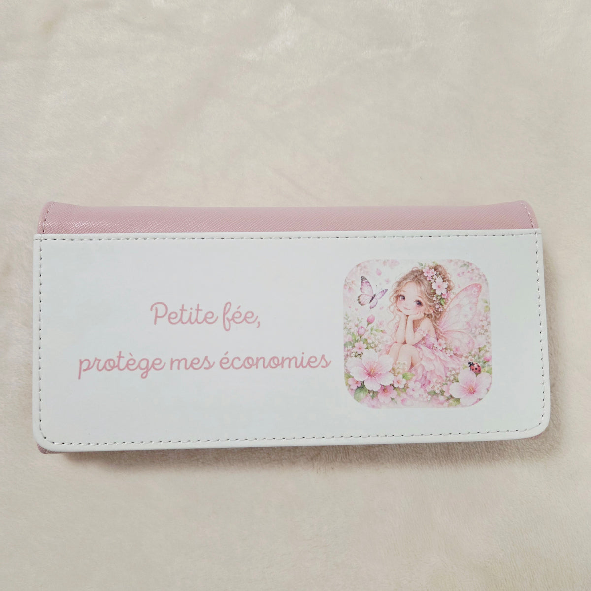 Portefeuille Rose Fée