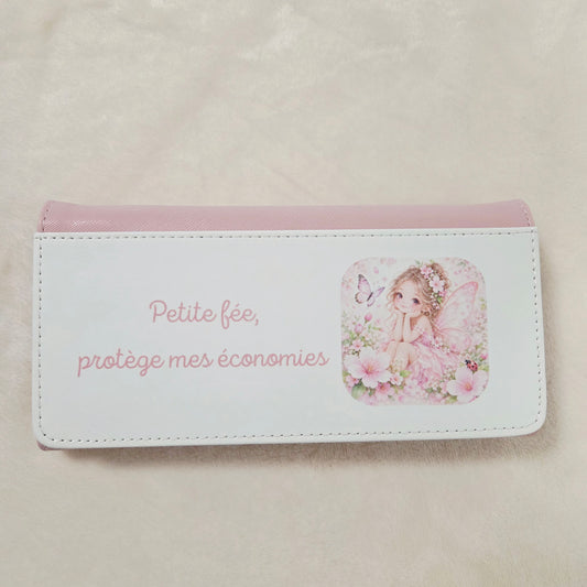 Portefeuille Rose Fée