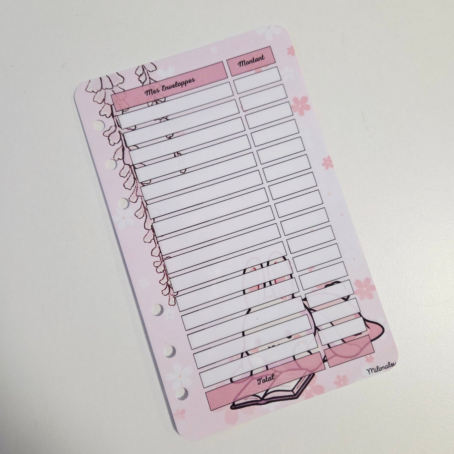 Fiches A6 Mes Enveloppes