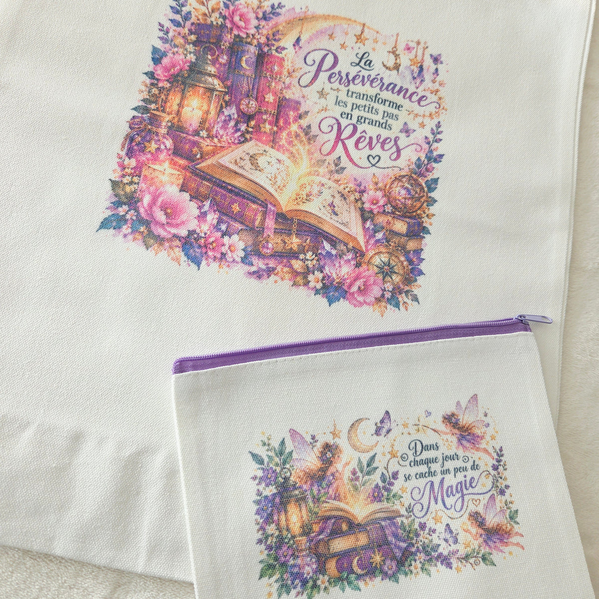 Ensemble Tote Bag et Pochette Persévérance