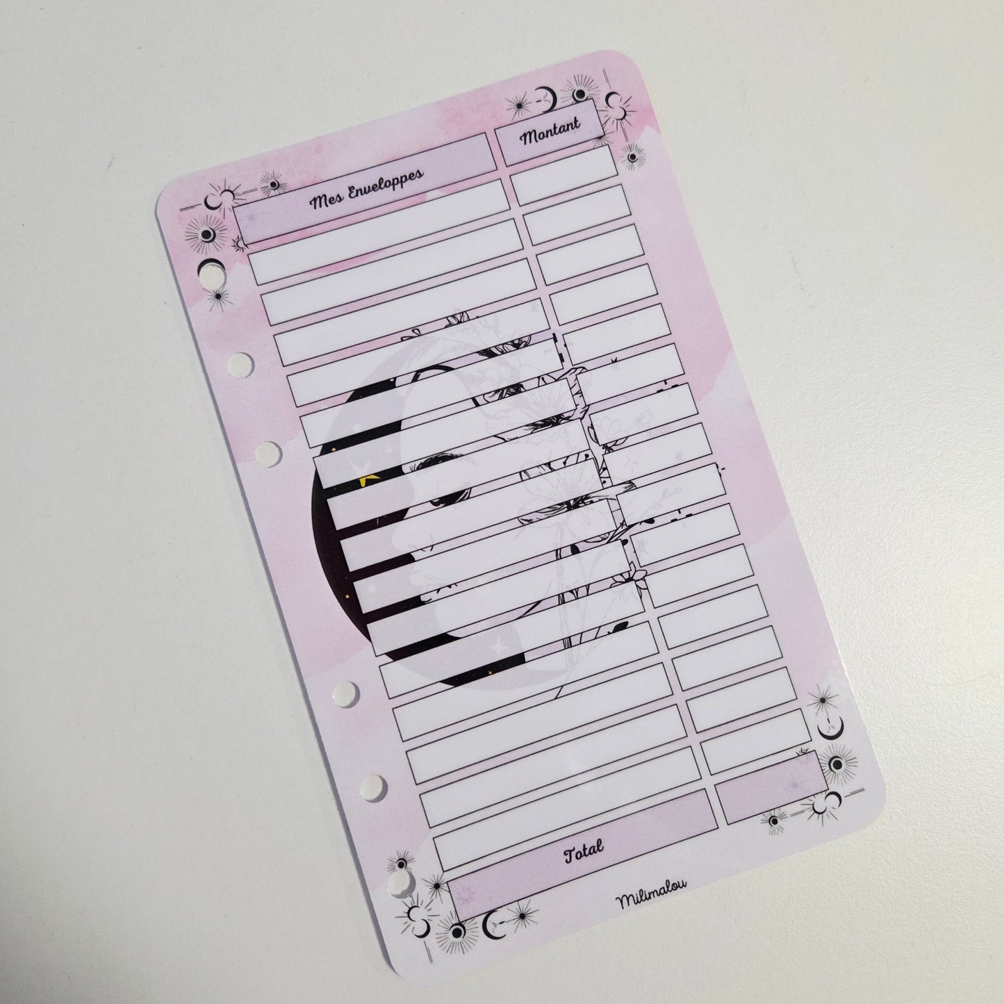 Fiches A6 Mes Enveloppes