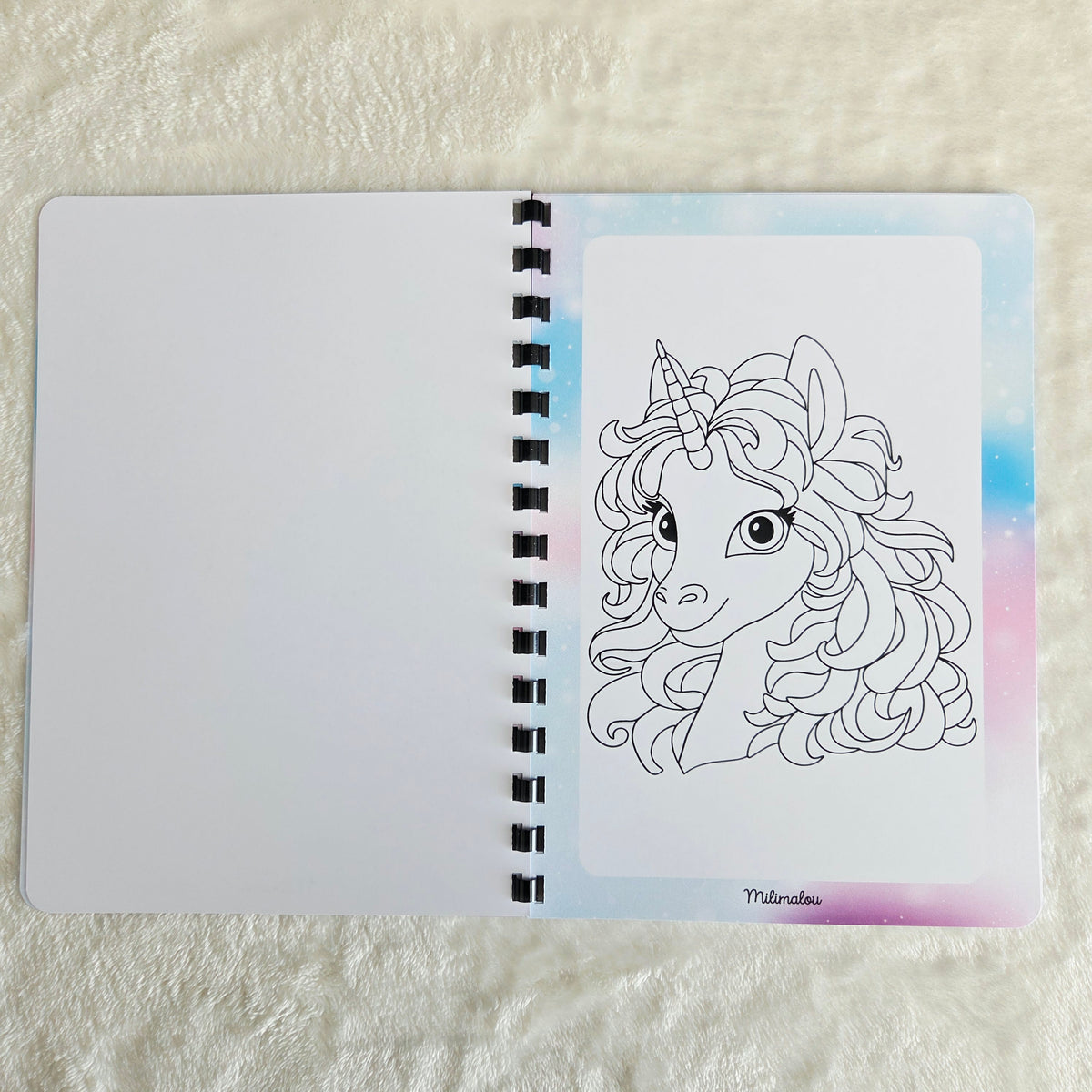 Coloriage A5 Licorne