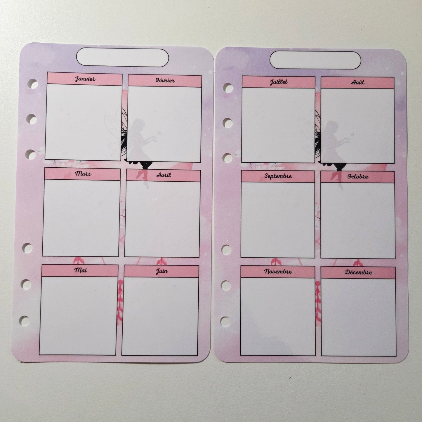 Calendrier Annuel A6