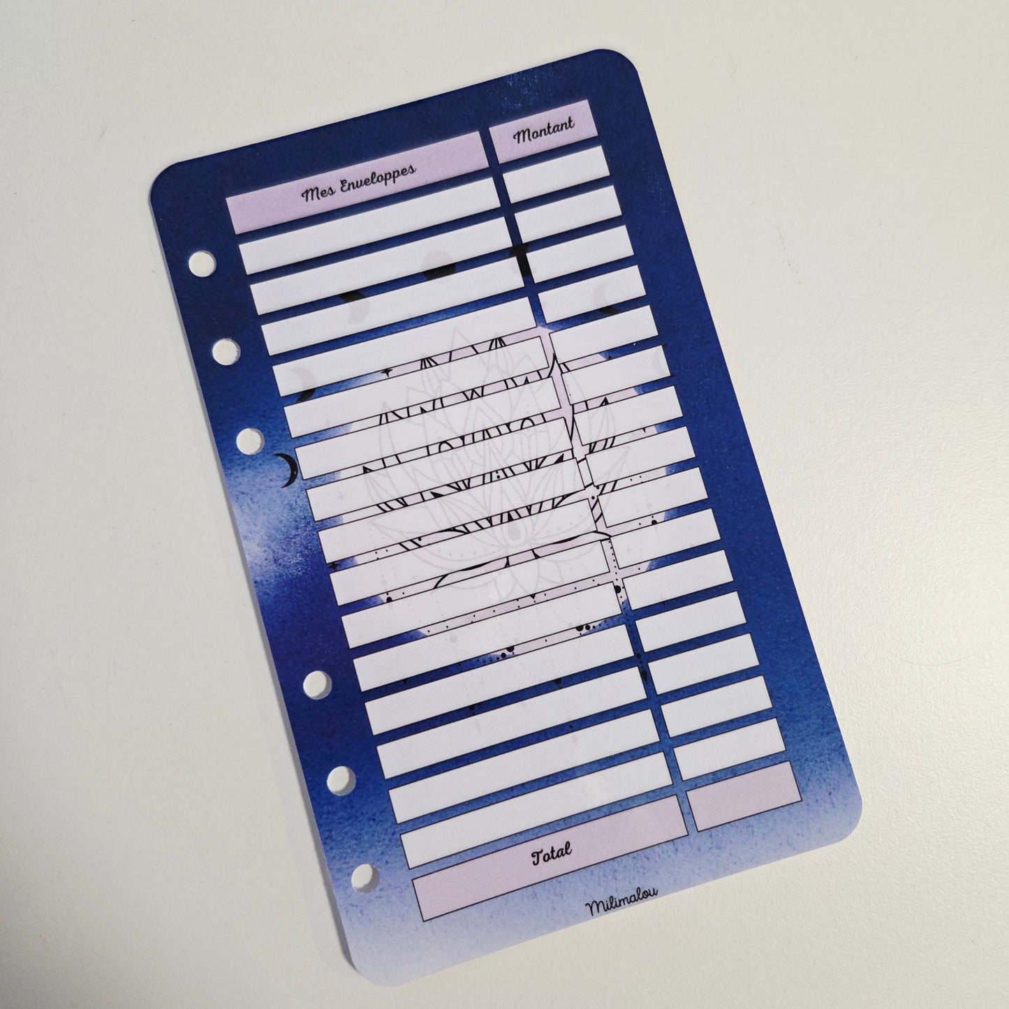 Fiches A6 Mes Enveloppes