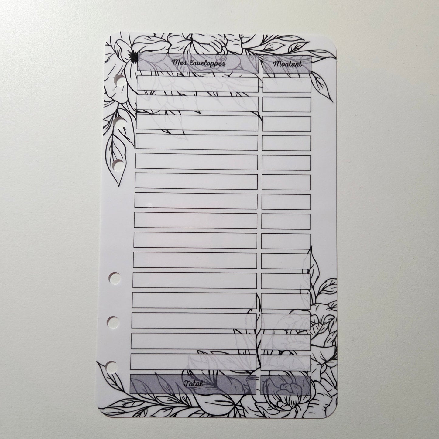 Fiches A5 Mes Enveloppes