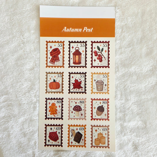 Stickers Timbre Automne