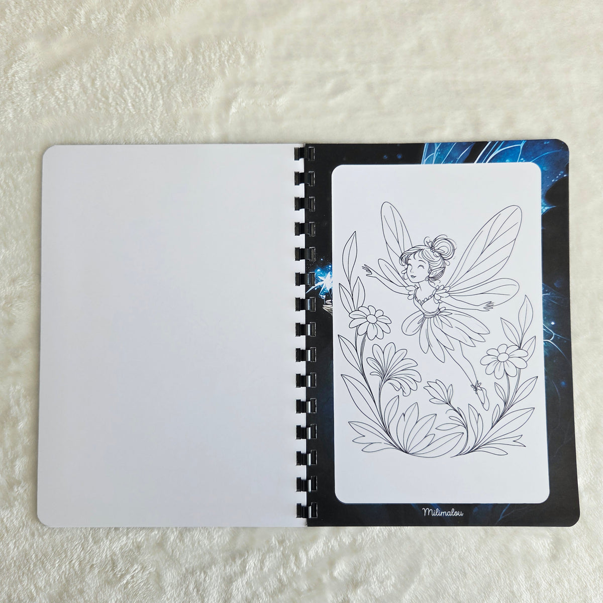 Coloriage A5 Fée