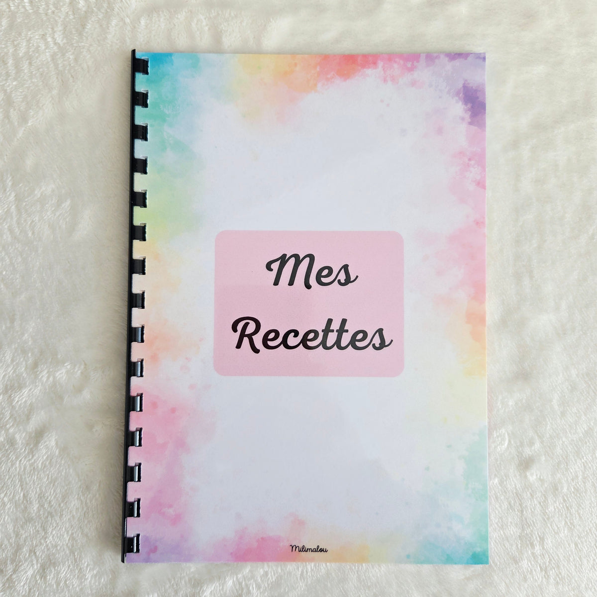 Mes Recettes A5 Arc en Ciel