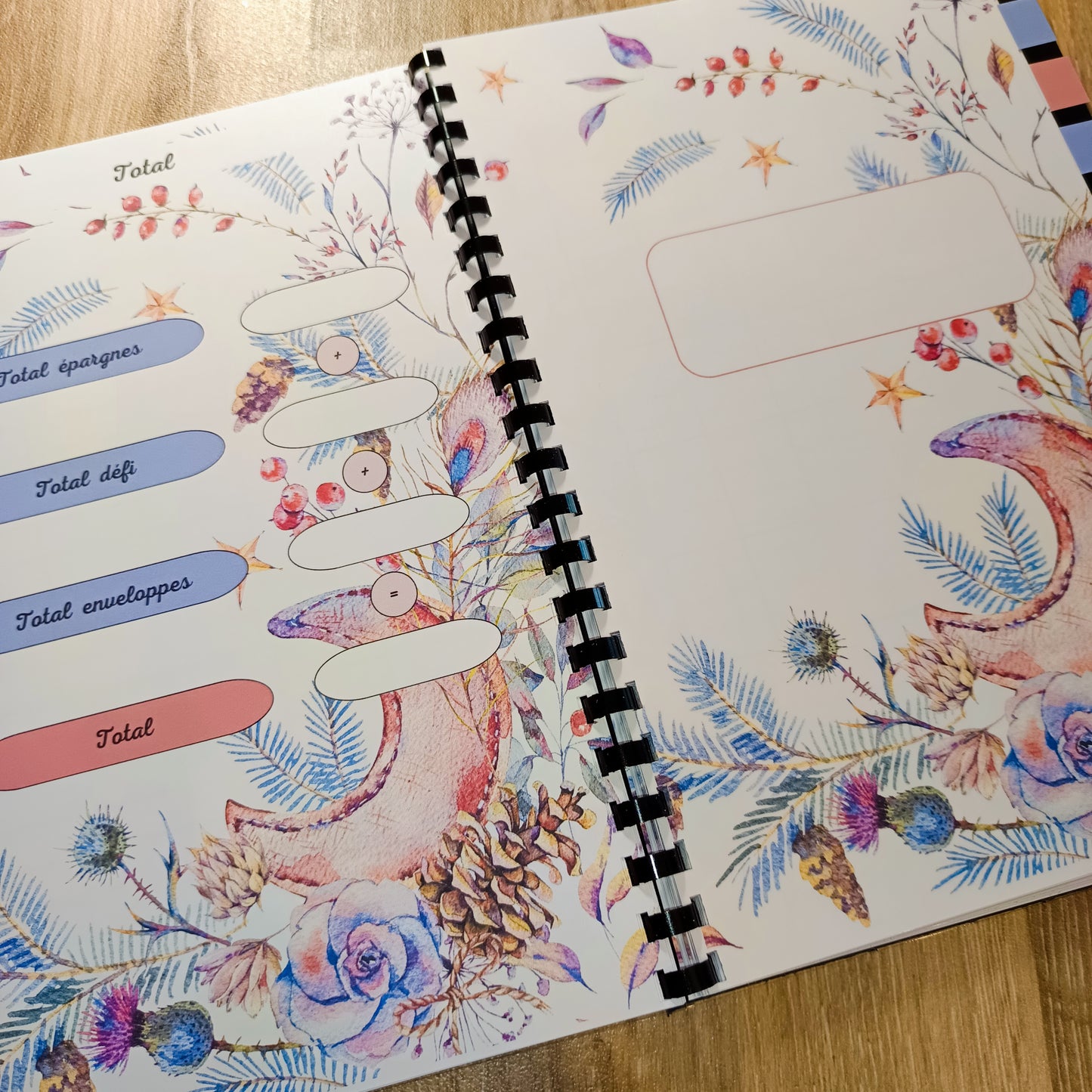 Budget 12 mois Lune Florale