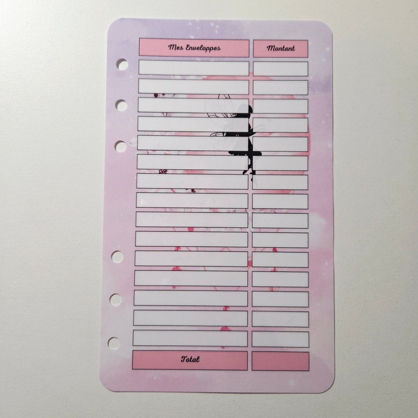 Fiches A5 Mes Enveloppes