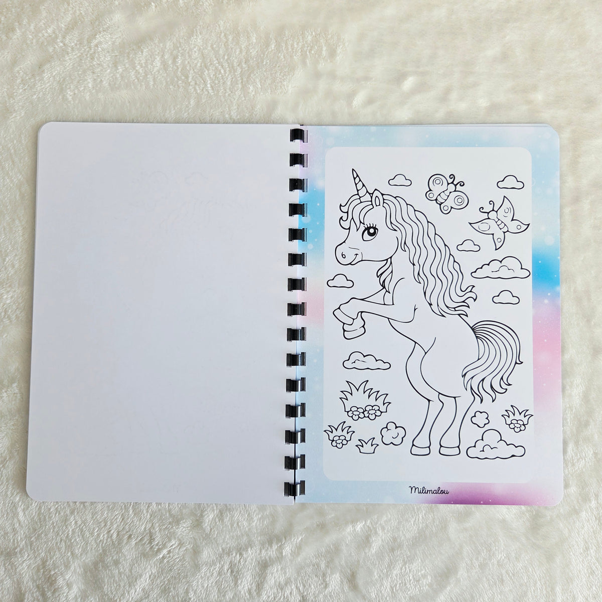 Coloriage A5 Licorne
